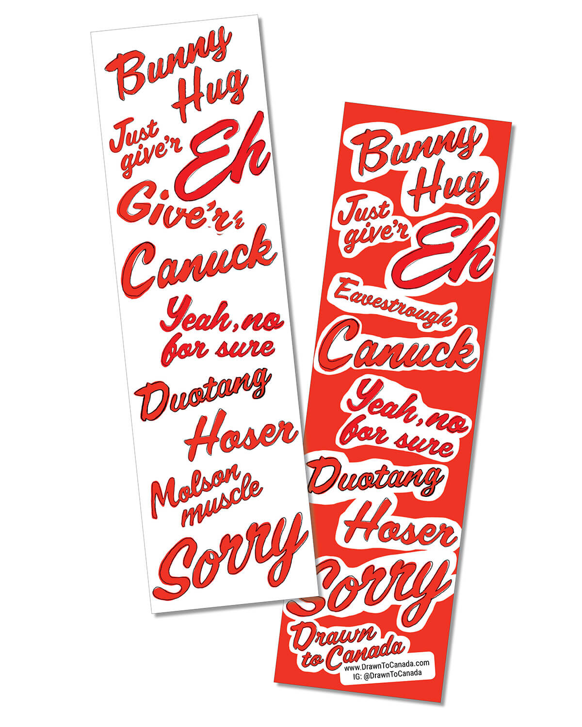 Bookmark - Canadian Words