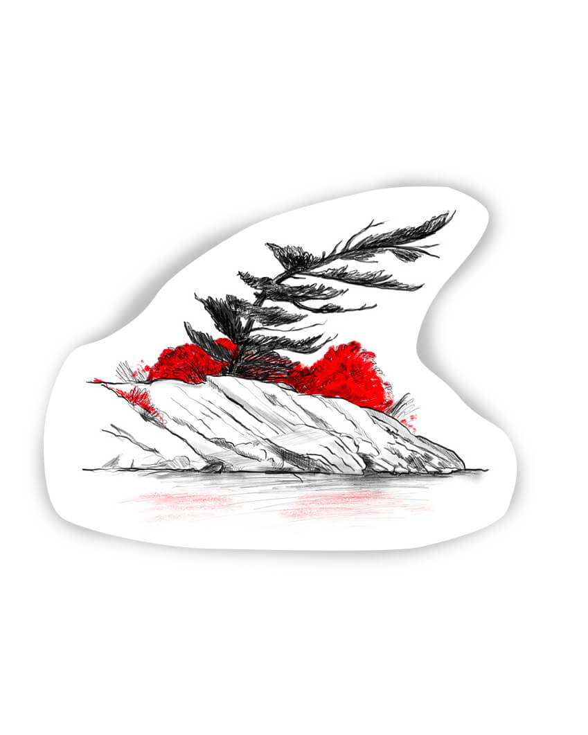 Vinyl Sticker - The Canadian Shield