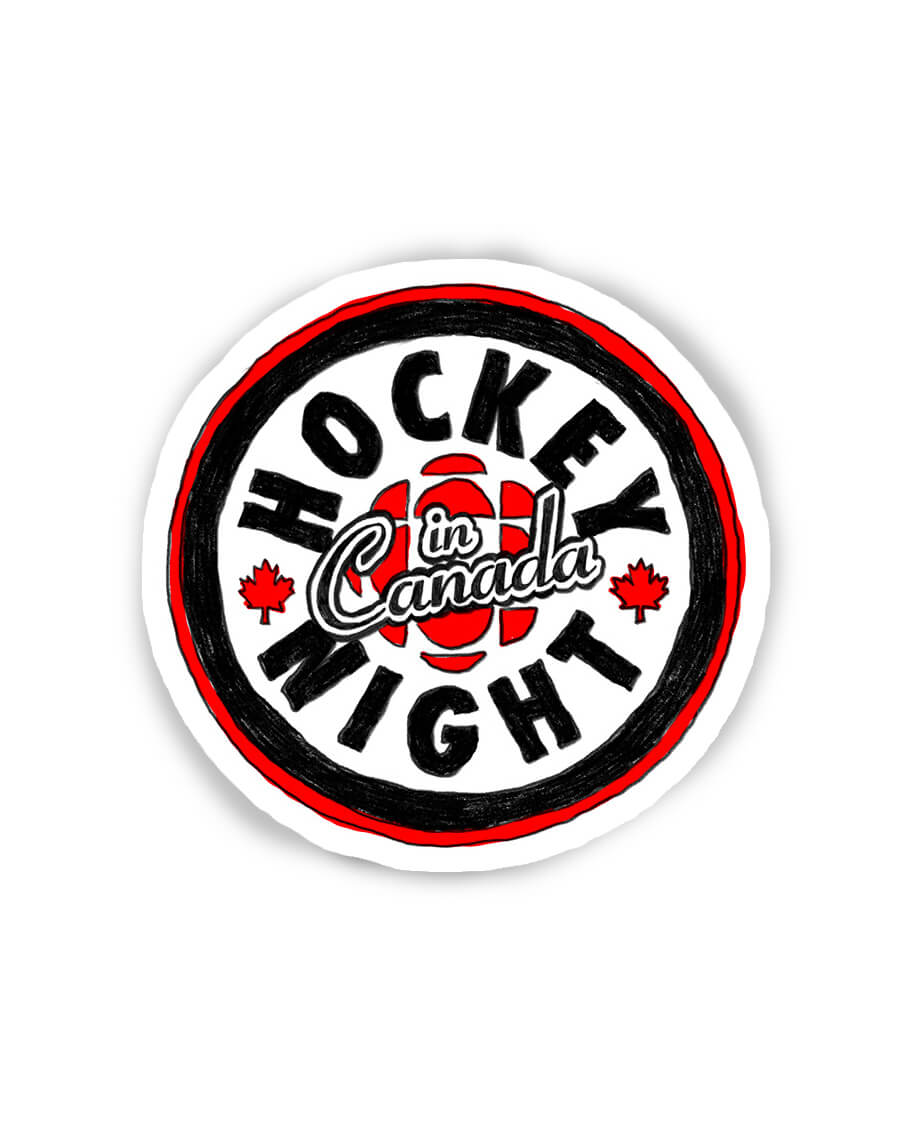 Vinyl Sticker - Hockey Night in Canada