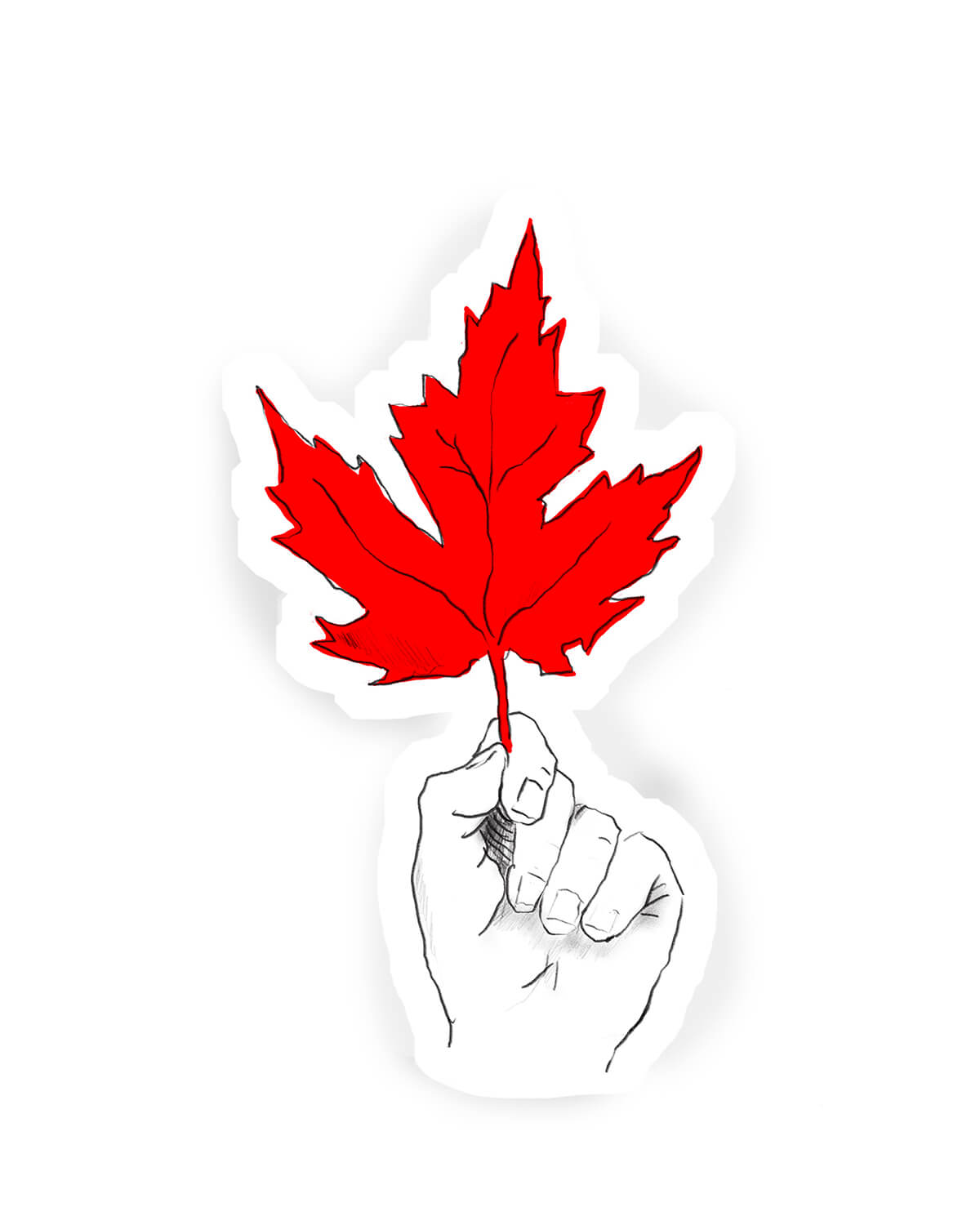 Vinyl Sticker - Leaf