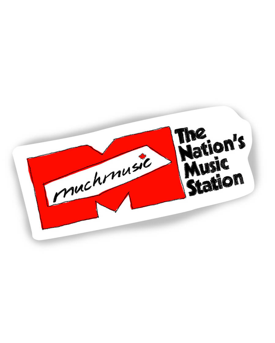 Vinyl Sticker - MuchMusic
