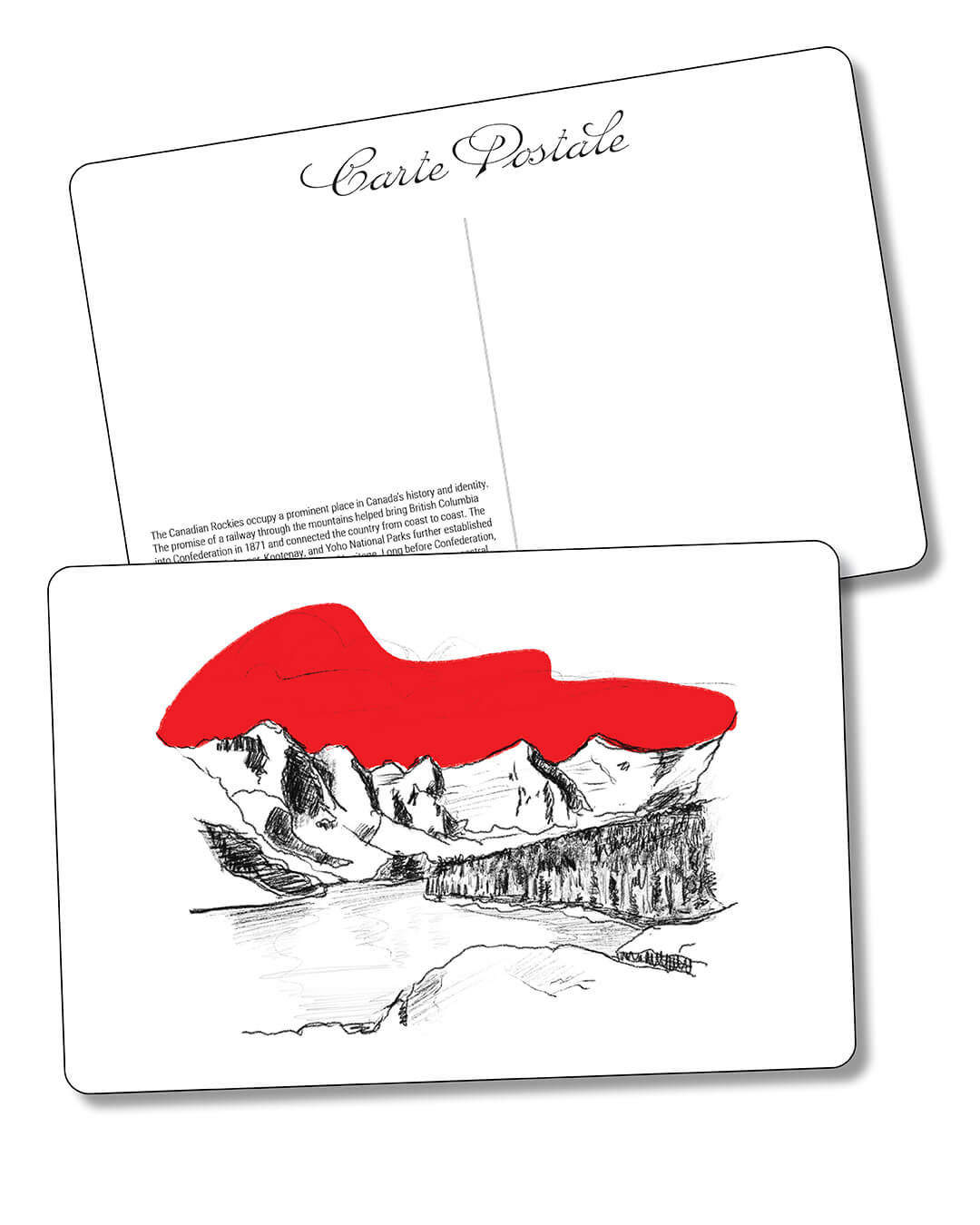 Postcard - Rocky Mountains