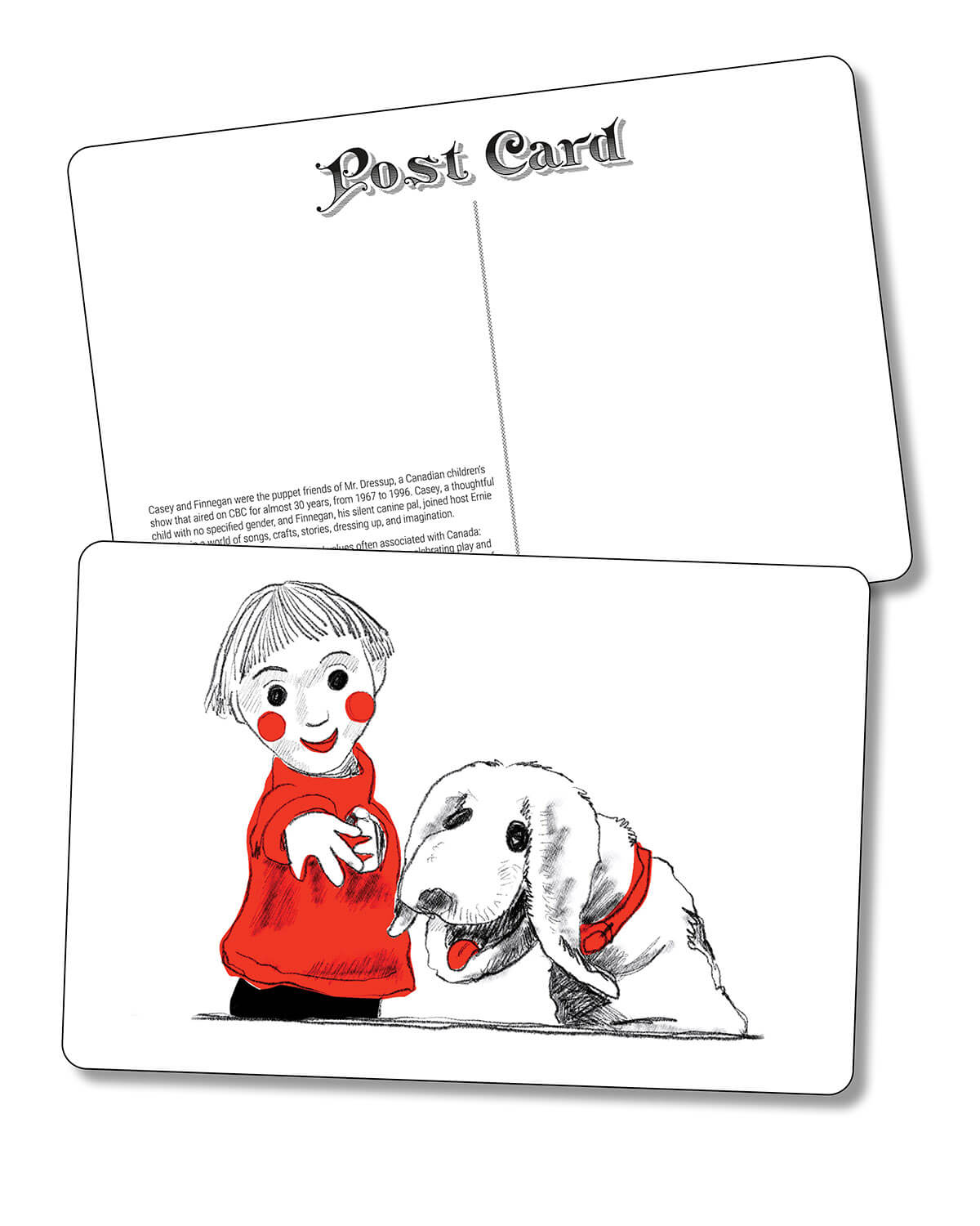 Postcard - Casey and Finnegan