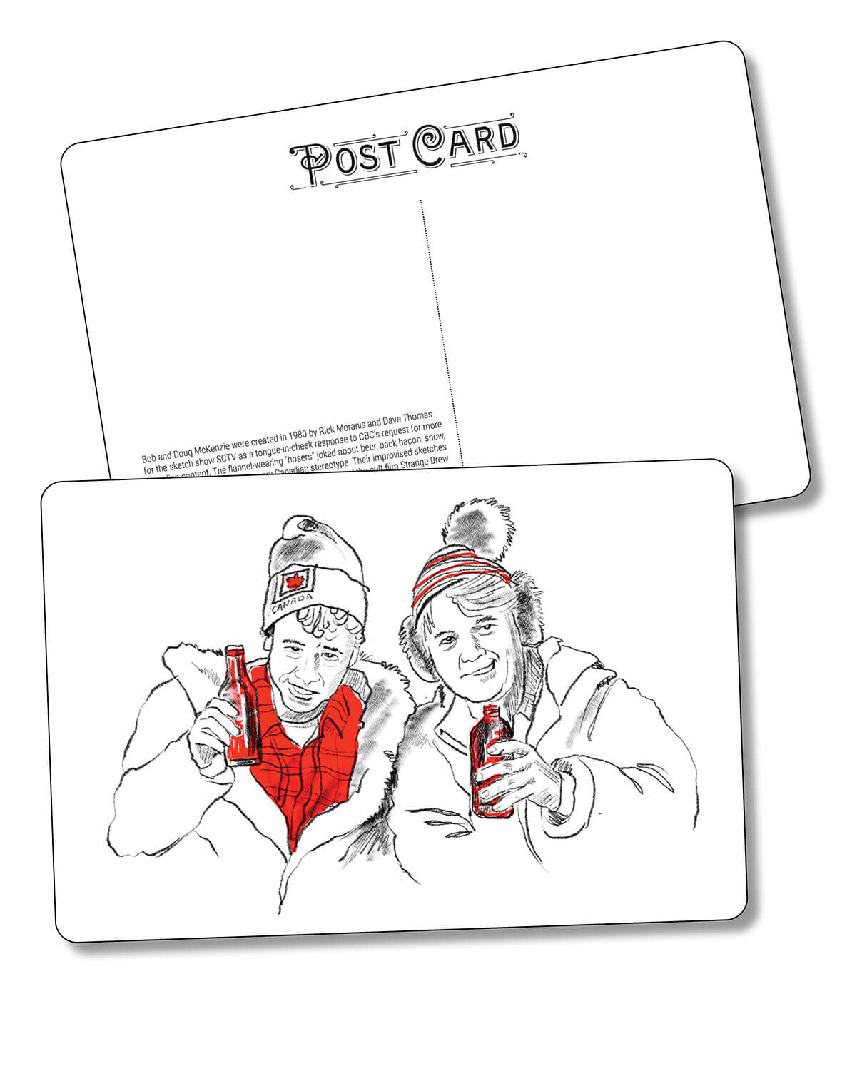 Postcard - Bob & Doug McKenzie