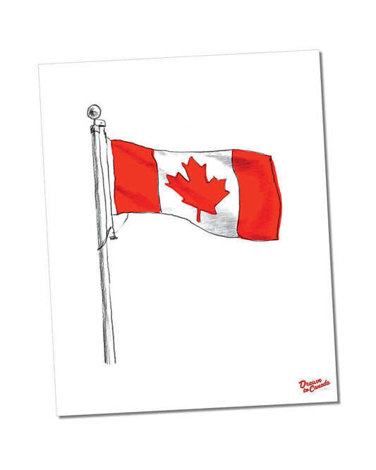 Art Print - The Canadian Flag