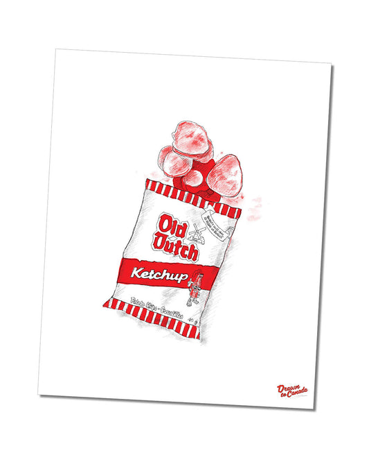 Art Print - Ketchup Chips