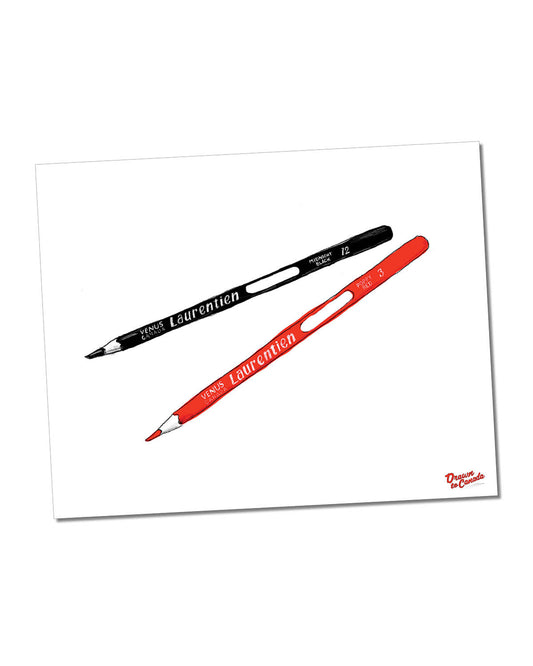 Art Print - Laurentien Pencil Crayons