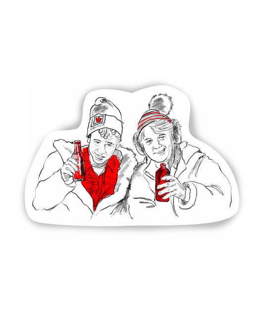 Vinyl Sticker - The McKenzie Brothers