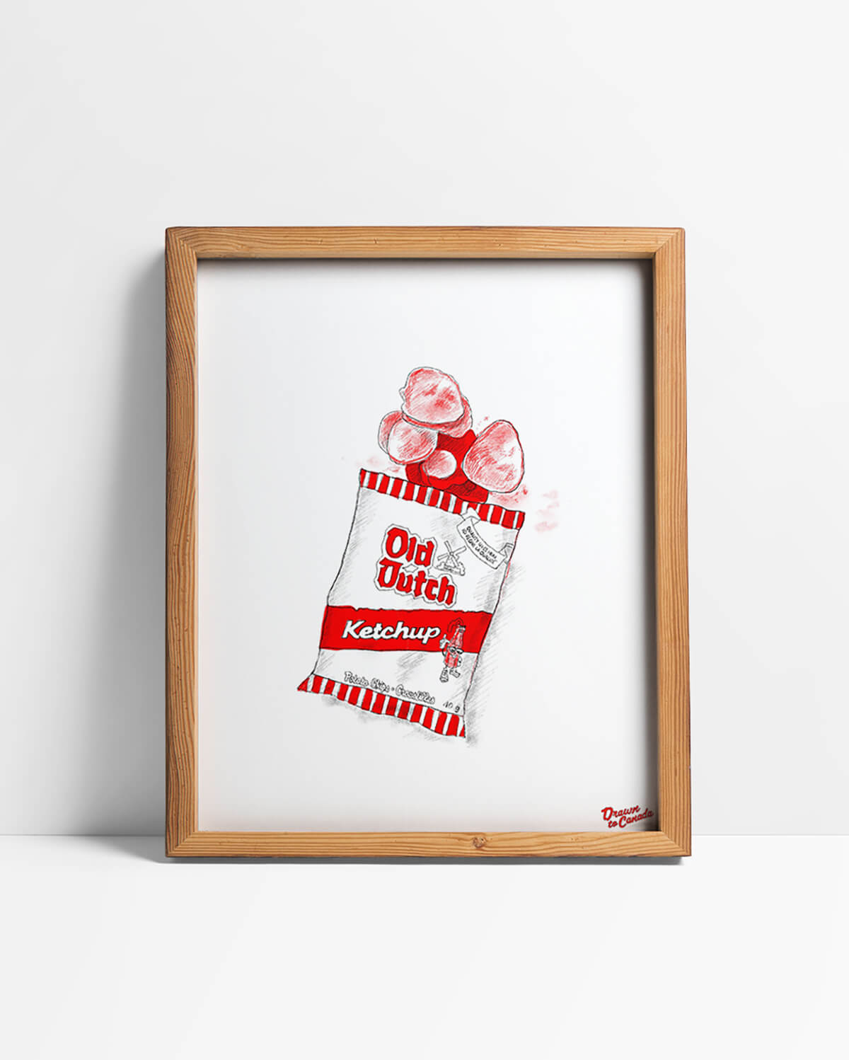 Art Print - Ketchup Chips