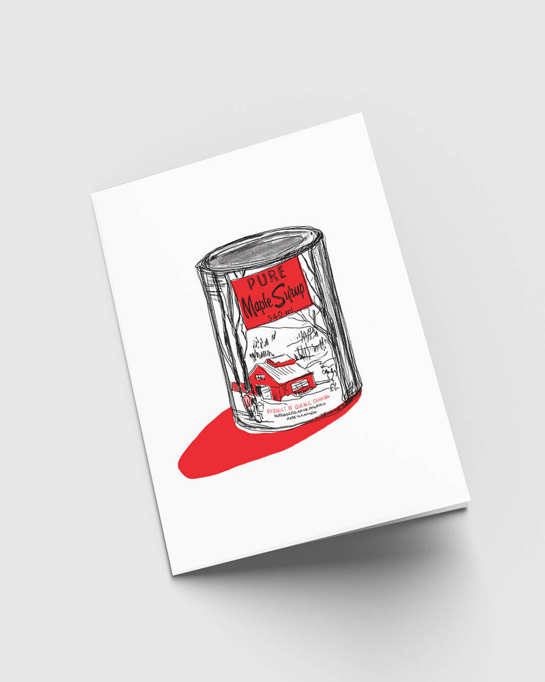 Greeting Card - Maple Syrup