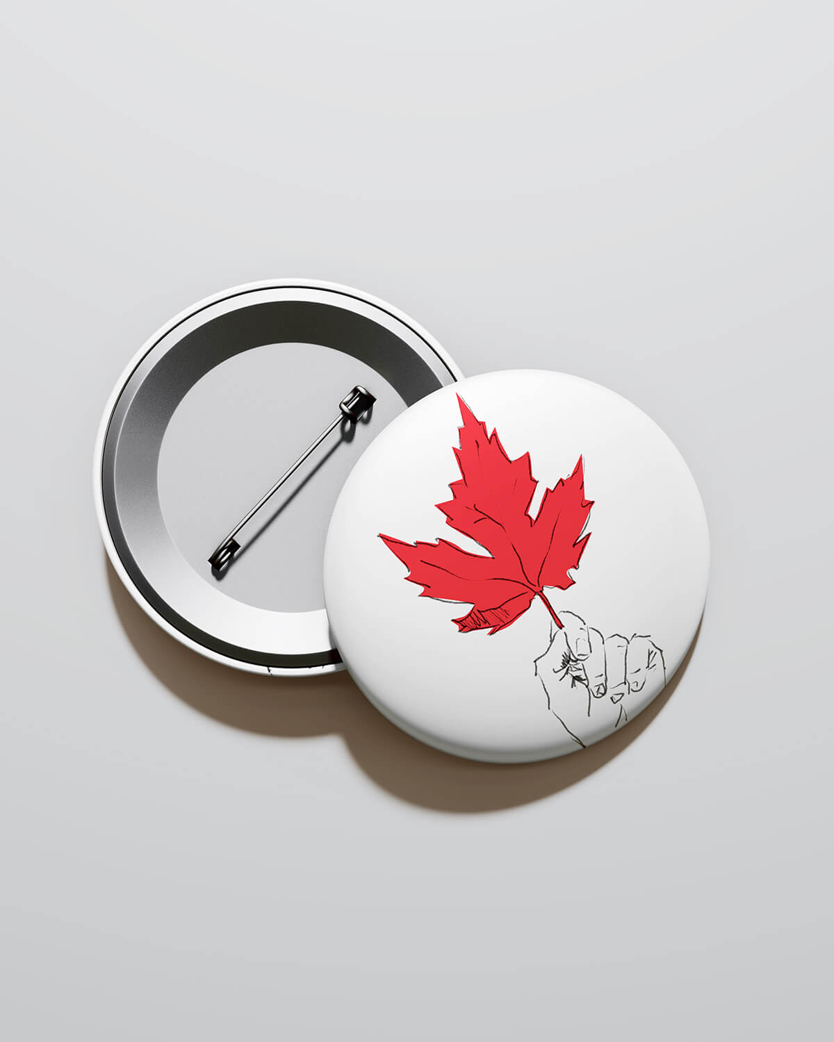 Button Pin - Maple Leaf