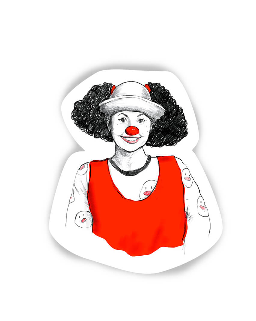 Vinyl Sticker - Loonette The Clown