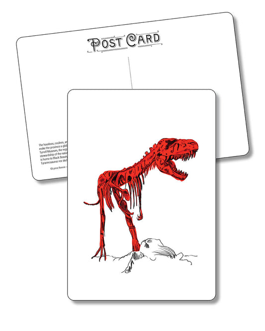 Postcard - The Drumheller Badlands