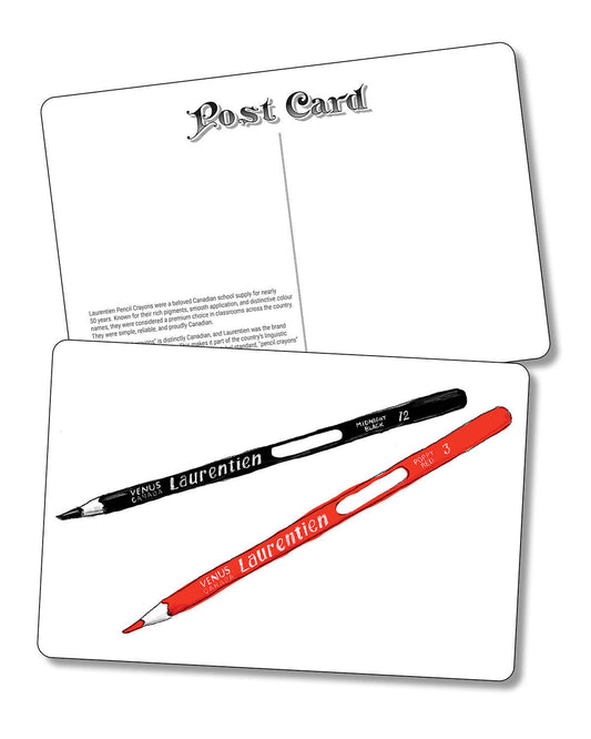 Postcard - Laurentien Pencil Crayons