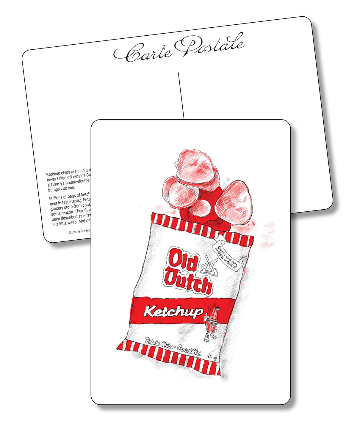 Postcard - Ketchup Chips